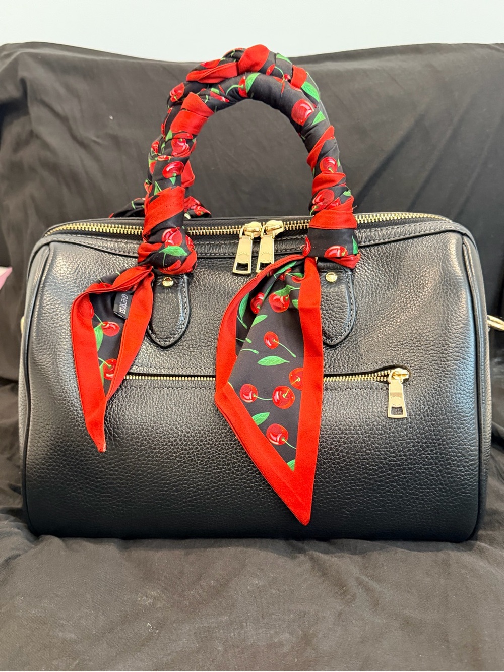 Coach Black Pebbled Leather Rowan - Picture 3 of 8